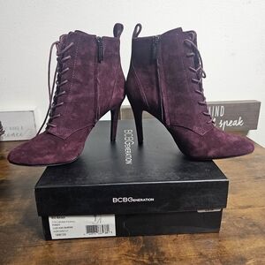 BCBGeneration Women's Plum Heeled Boots